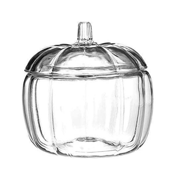 Anchor Hocking Holiday Anchor Hocking Glass Pumpkin Bowl With Lid